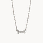 Spartina Sea La Vie Puppy Love Bone Necklace | Silver - Juli's Wearable Art