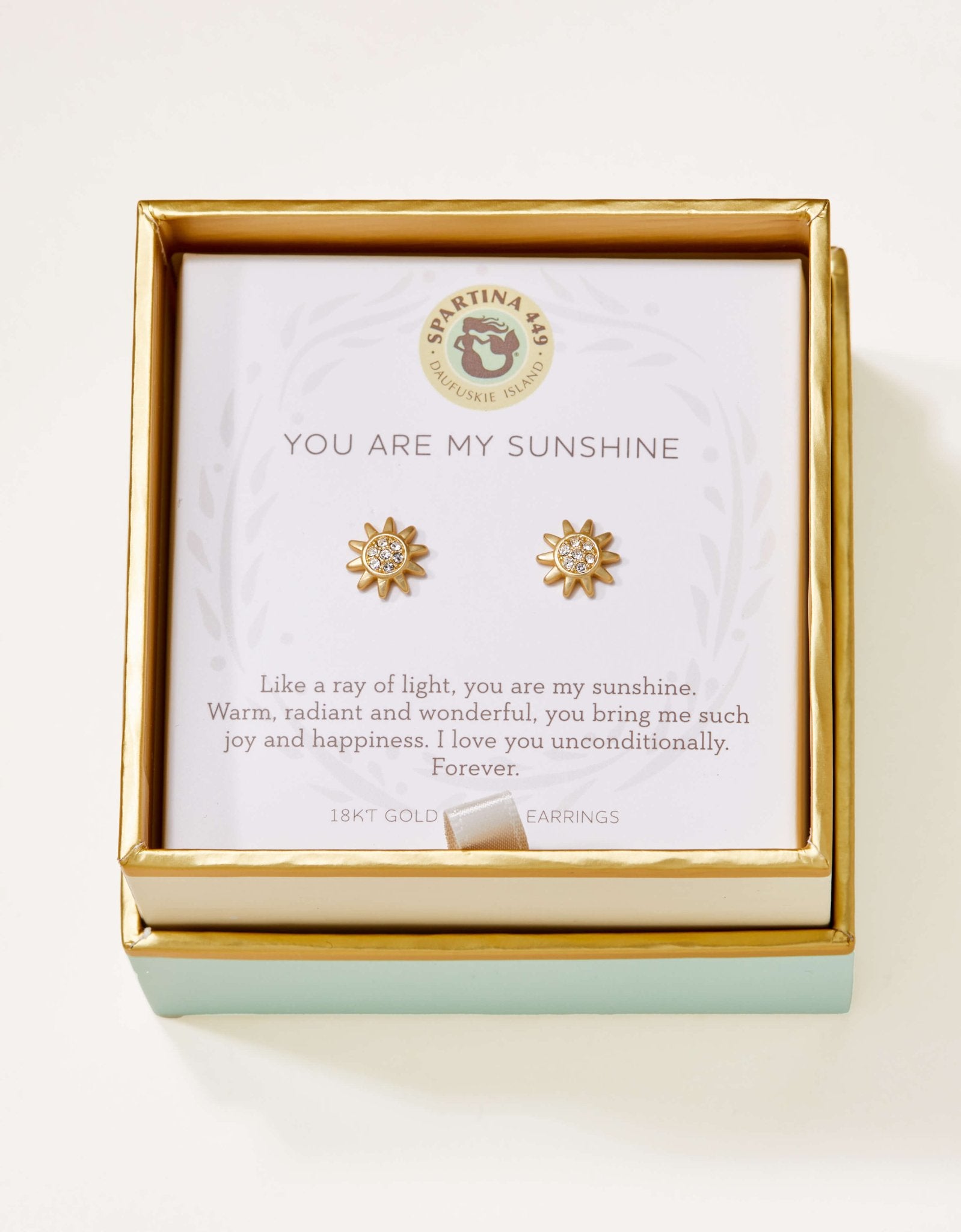 Spartina Sea La Vie Sunshine Stud Earrings - Juli's Wearable Art