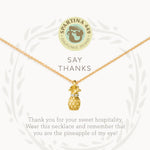Spartina Sea La Vie Thanks Pineapple Necklace - Juli's Wearable Art