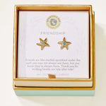 Spartina Stud Earrings Friendship/Starfish - Juli's Wearable Art