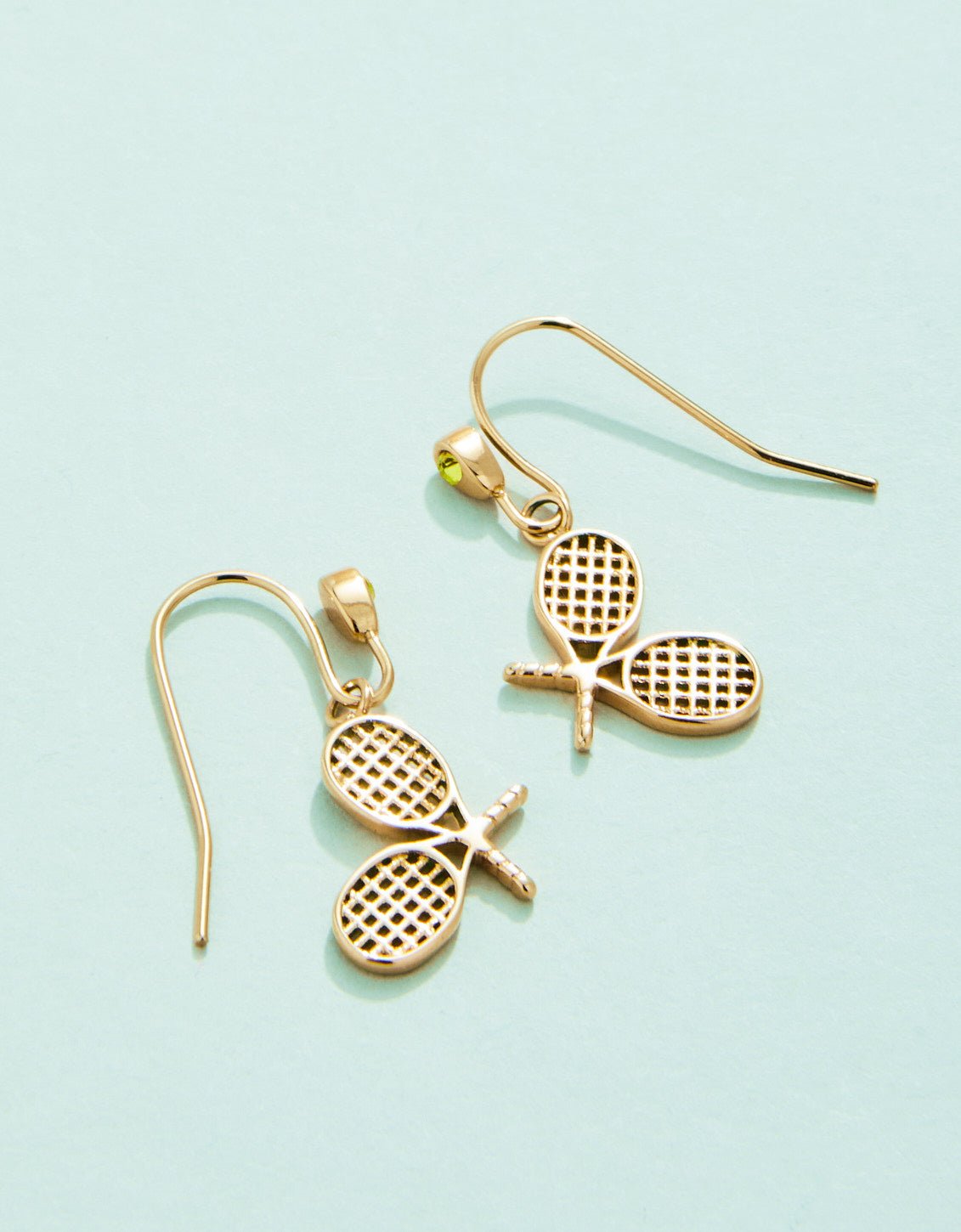 Spartina Tennis Racket Earrings - Juli's Wearable Art