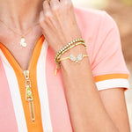 Spartina Tennis Racket Slide Bracelet - Juli's Wearable Art