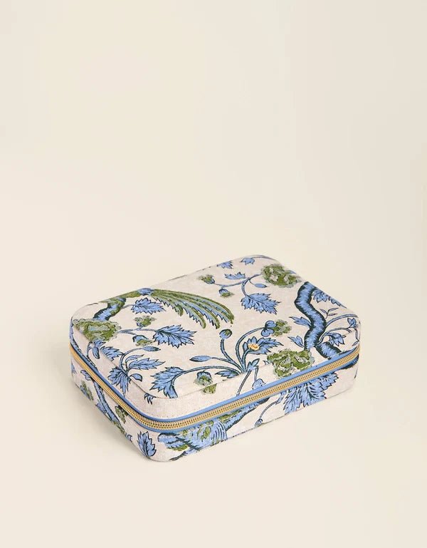 Spartina XL Jewelry Travel Case | Japonica Bird | Green