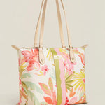 Spartina Zip Travel Tote | Castillo Tropical - Juli's Wearable Art