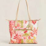 Spartina Zip Travel Tote | Castillo Tropical - Juli's Wearable Art