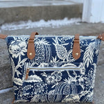 Spartina Zip Travel Tote | Fagler Blue - Juli's Wearable Art