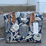 Spartina Zip Travel Tote | Fagler Blue - Juli's Wearable Art