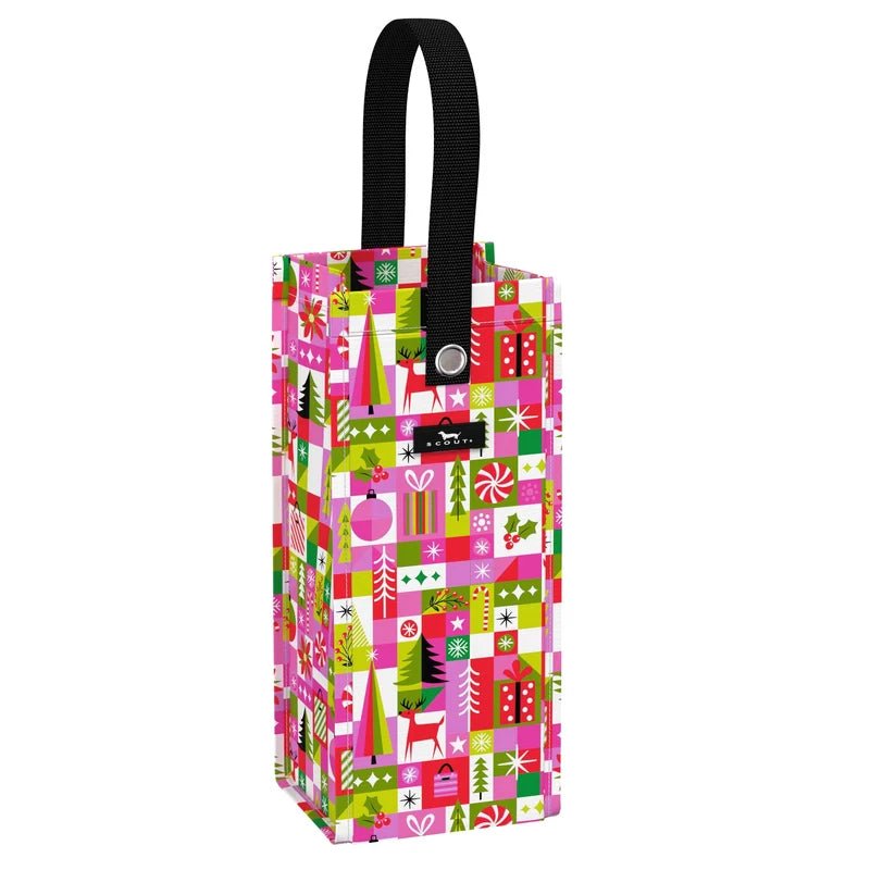 Spirit Liftah Plus- Reusable Bottle Gift Bag | Holiday Remix