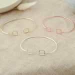 Square GeoChic Cuffs - Juli's Wearable Art