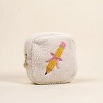 Square Teddy Pouch | Pencil Me In - Juli's Wearable Art