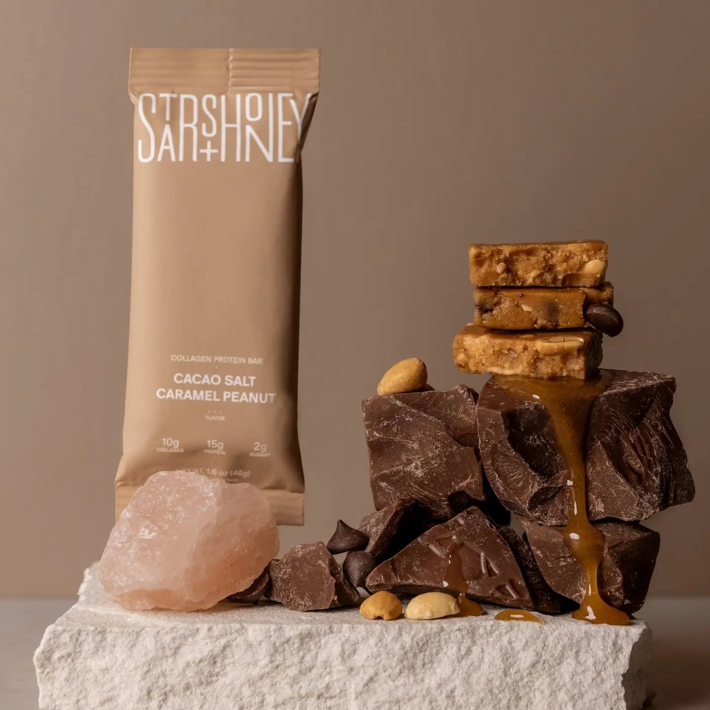 Stars + Honey Cacao Salt Caramel Peanut Bar - Juli's Wearable Art