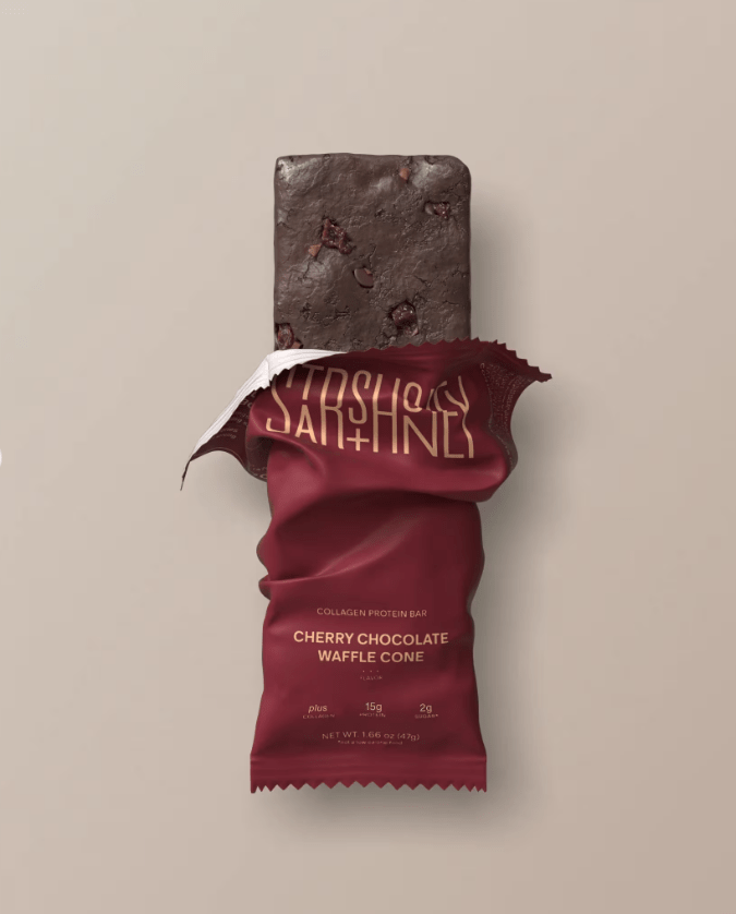 Stars + Honey Cherry Chocolate Waffle Cone Bars – The Collagen Protein Bar - Juli's Wearable Art
