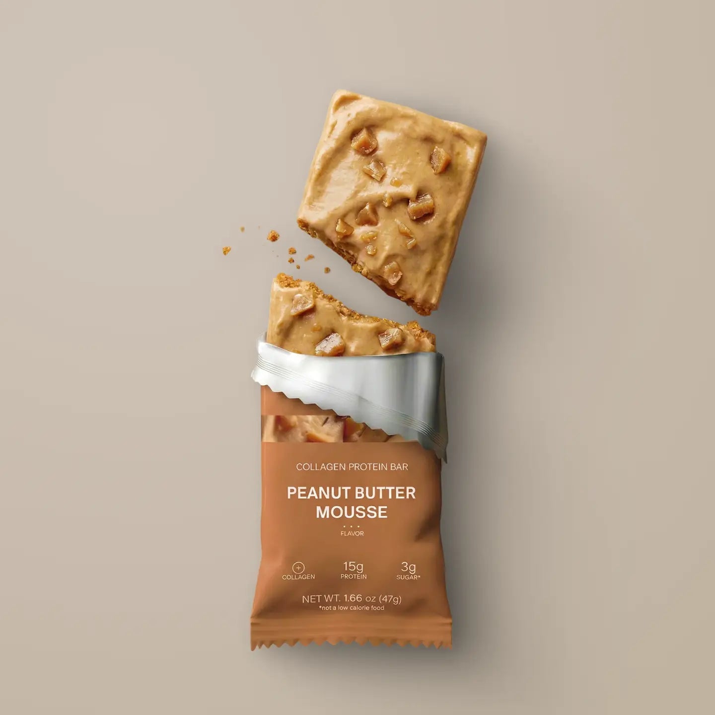 Stars + Honey Peanut Butter Mousse Bars – The Collagen Protein Bar