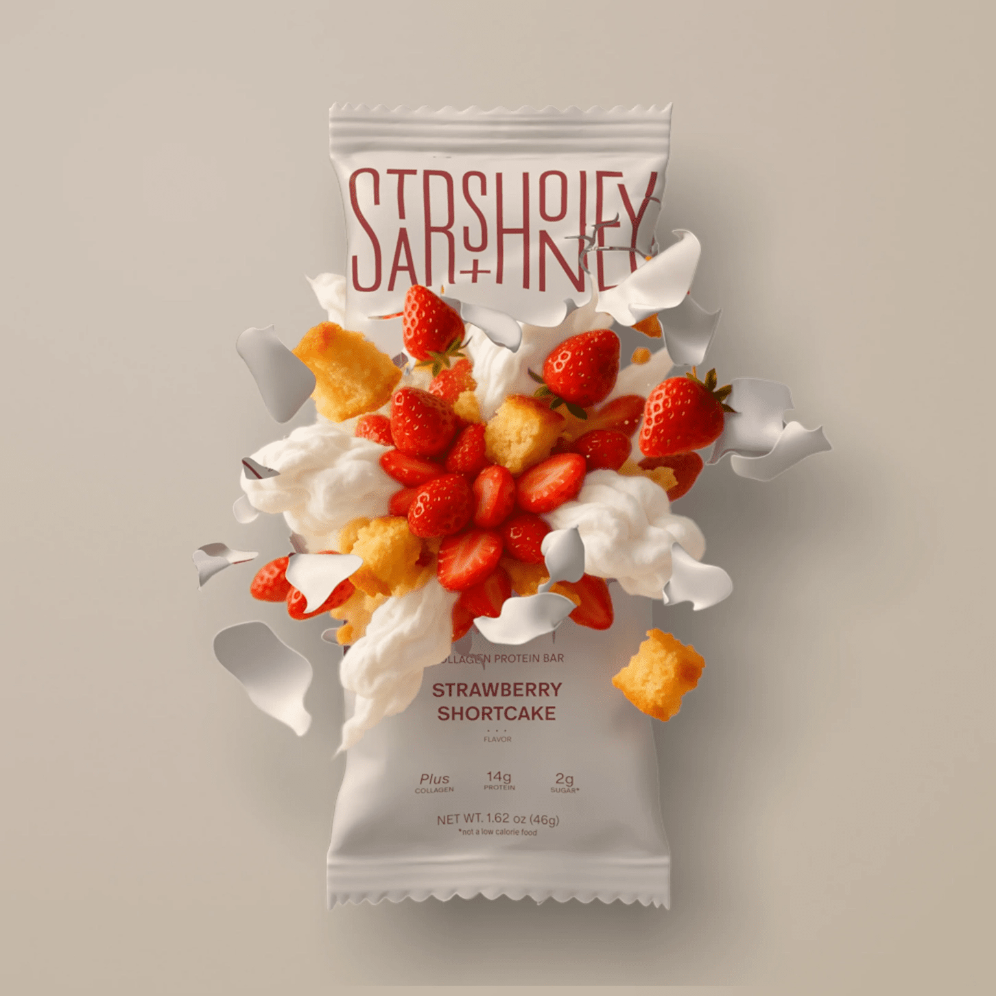 Stars + Honey Strawberry Shortcake Bars – The Collagen Protein Bar