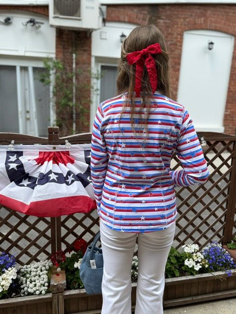 Stars & Stripes Cooling Zip Jacket - Juli's Wearable Art