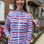 Stars & Stripes Cooling Zip Jacket - Juli's Wearable Art