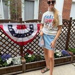 Stars & Stripes Denim Skort - Juli's Wearable Art