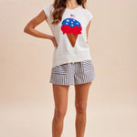 Stars, Stripes & Sprinkles Sweater - Juli's Wearable Art