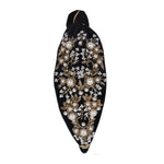 Statement Headband | Aurora Luxe - Black & Gold - Juli's Wearable Art