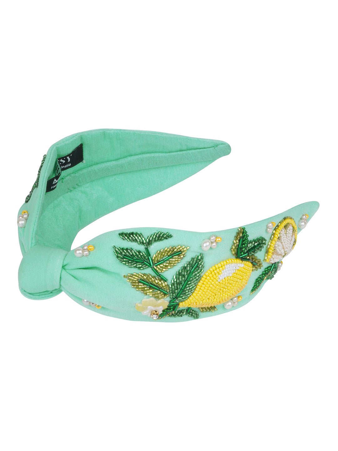 Statement Headband | Lemon Zest - Juli's Wearable Art