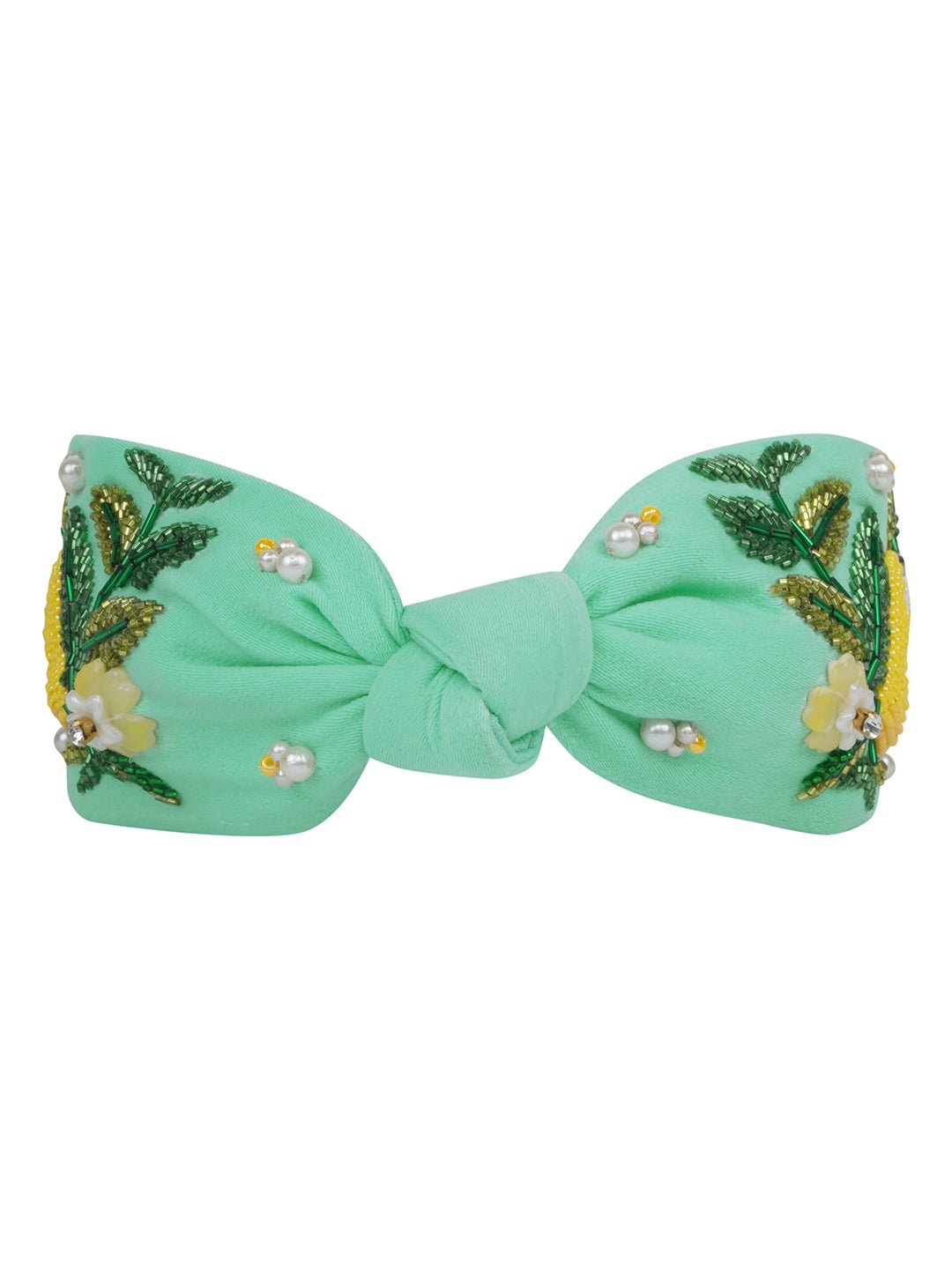 Statement Headband | Lemon Zest - Juli's Wearable Art