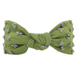 Statement Headband | Olive Blossom - Juli's Wearable Art