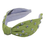 Statement Headband | Olive Blossom - Juli's Wearable Art