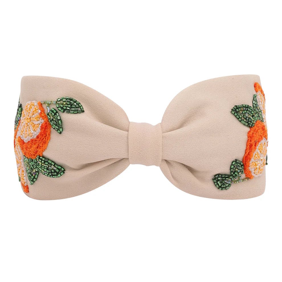 Statement Headband | Sun - Kissed Orange Slice - Juli's Wearable Art