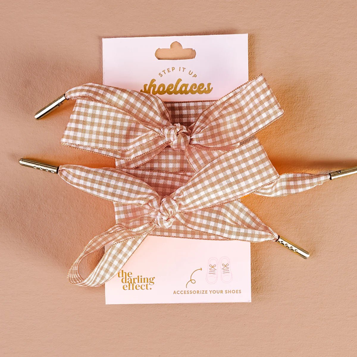 Step It Up Gingham Shoelaces - Juli's Wearable Art