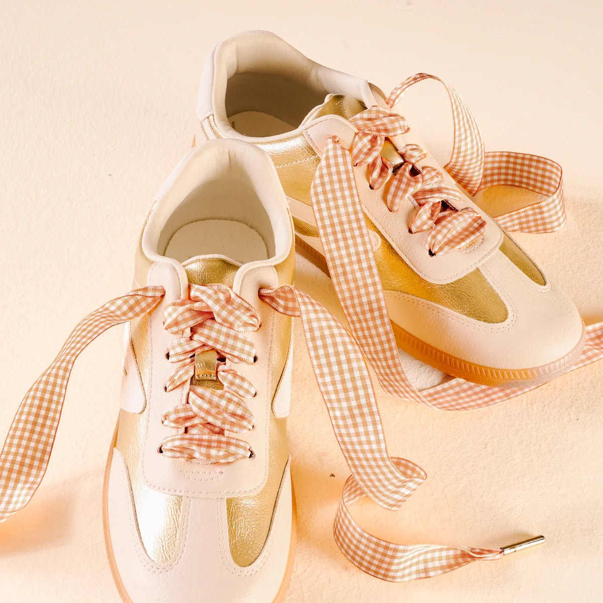 Step It Up Gingham Shoelaces - Juli's Wearable Art
