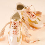 Step It Up Gingham Shoelaces - Juli's Wearable Art