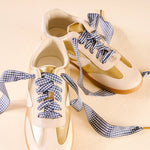 Step It Up Gingham Shoelaces - Juli's Wearable Art