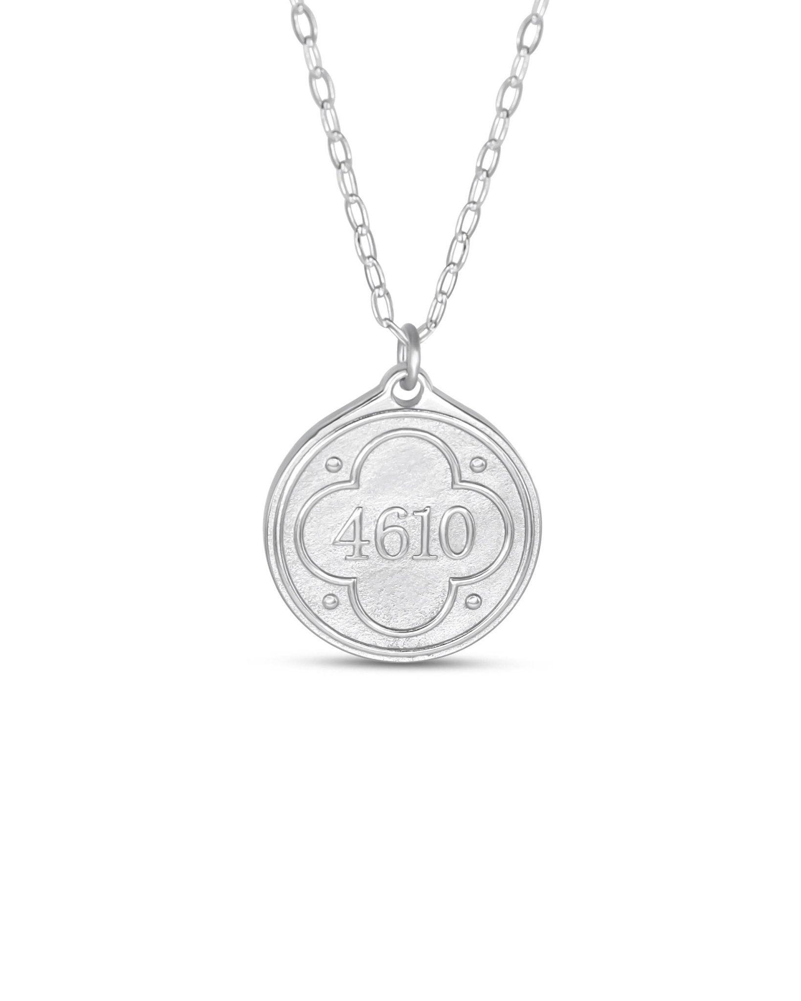 Sterling Silver Necklace | Psalm 46:10 Pendant