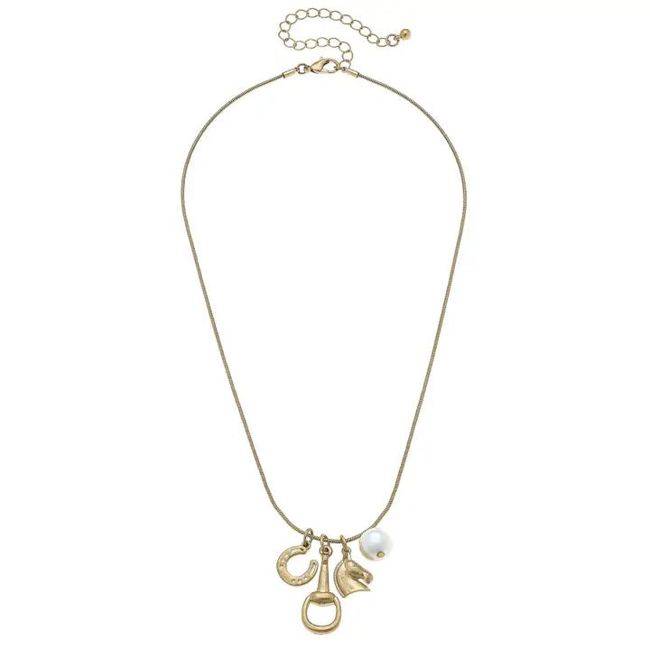 Stevie Equestrian Lucky Charms Necklace - Juli's Wearable Art