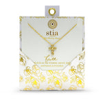 Stia - A Charming Story Necklaces - Faith Cross - Juli's Wearable Art