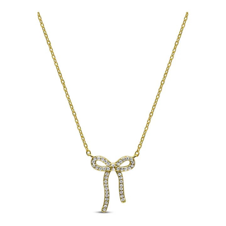 Stia - A Charming Story Necklaces - Tied Together Bow - Juli's Wearable Art