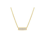 Stia Baguette CZ Bar Necklaces - Juli's Wearable Art