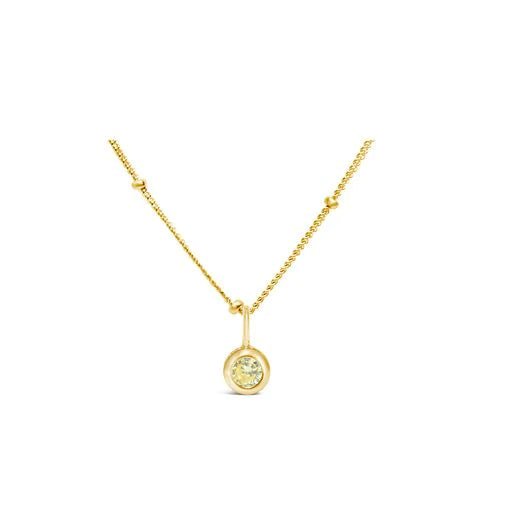 Stia Birthstone Necklaces in Gold - Juli's Wearable Art