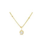 Stia Birthstone Necklaces in Gold - Juli's Wearable Art