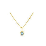 Stia Birthstone Necklaces in Gold - Juli's Wearable Art