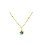 Stia Birthstone Necklaces in Gold - Juli's Wearable Art