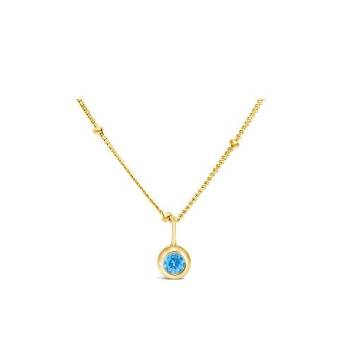 Stia Birthstone Necklaces in Gold - Juli's Wearable Art