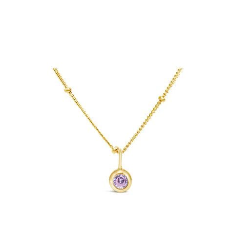 Stia Birthstone Necklaces in Gold - Juli's Wearable Art