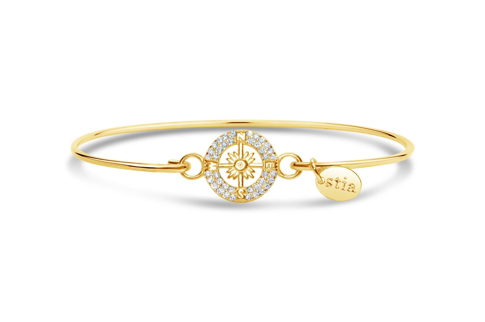 Stia by the Sea Pavé Compass Bracelets - Juli's Wearable Art