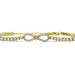Stia Classic Tennis with CZ Bow Bracelets - Juli's Wearable Art