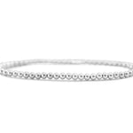 Stia Classy & Comfortable Beaded Stretch Bracelets - 3MM Round - Juli's Wearable Art
