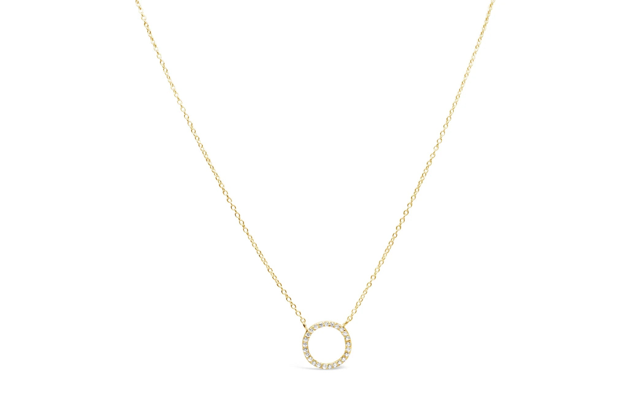 Stia Icon Necklace Pavé Circle Necklaces - Juli's Wearable Art