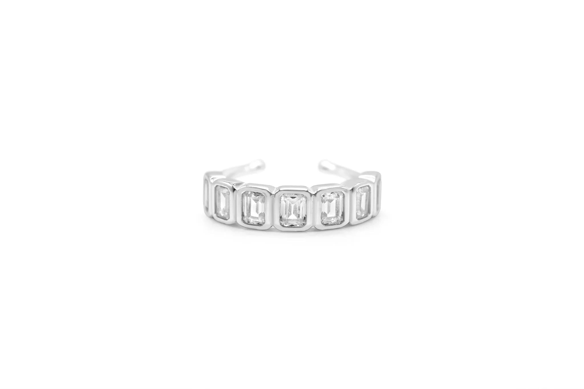 Stia IT FITS! Baguette CZ Bezel Band Droplet Rings - Juli's Wearable Art