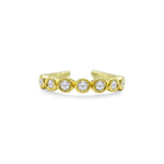 Stia IT FITS! Round CZ Bezel Band Droplet Rings - Juli's Wearable Art