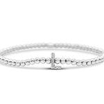 Stia Letter of Mine - Let it Shine Stretch Silver Bracelets - Juli's Wearable Art